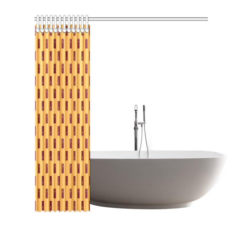 Bible Pattern Print Design 05 Shower Curtain