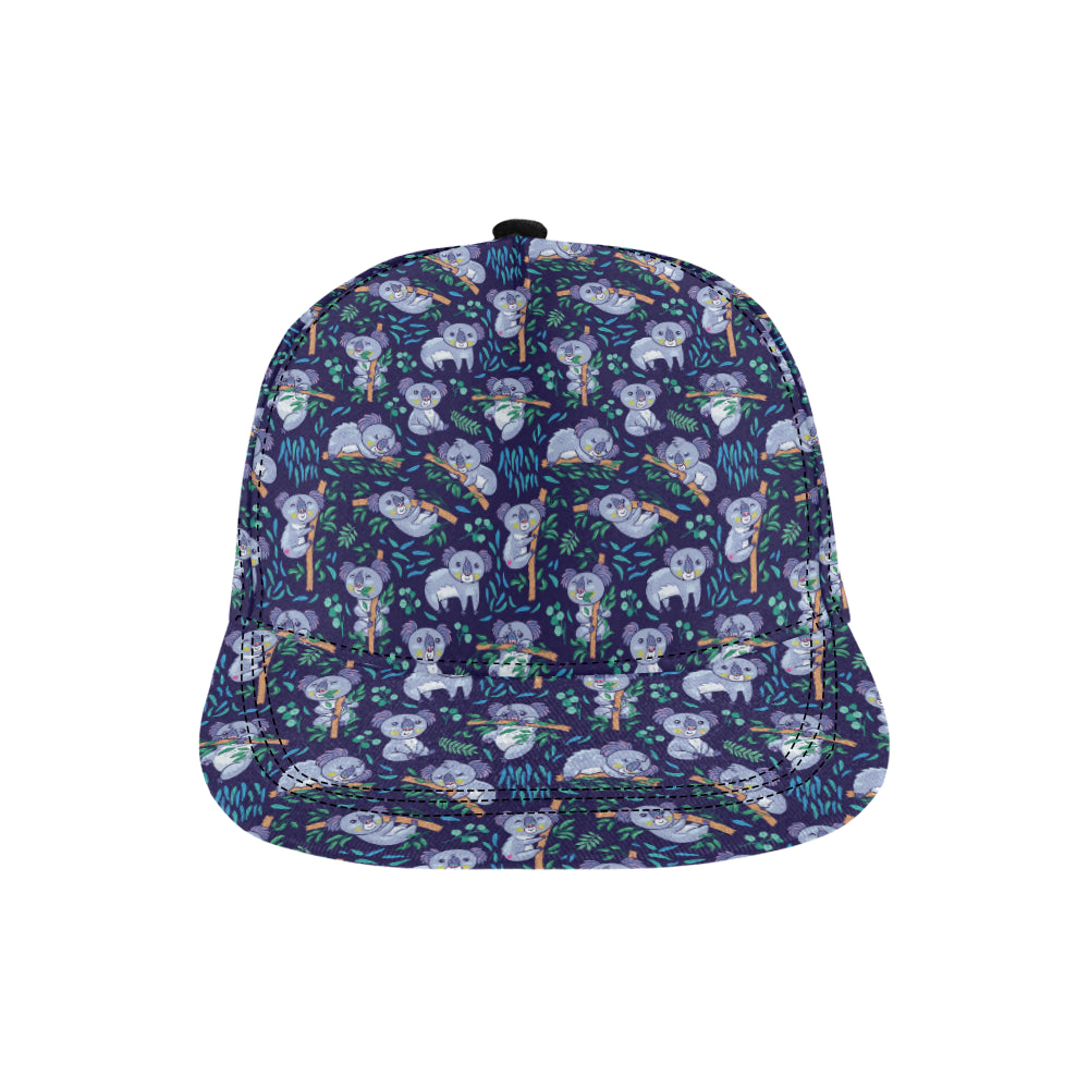 Koala Themed Design Print Snapback Cap