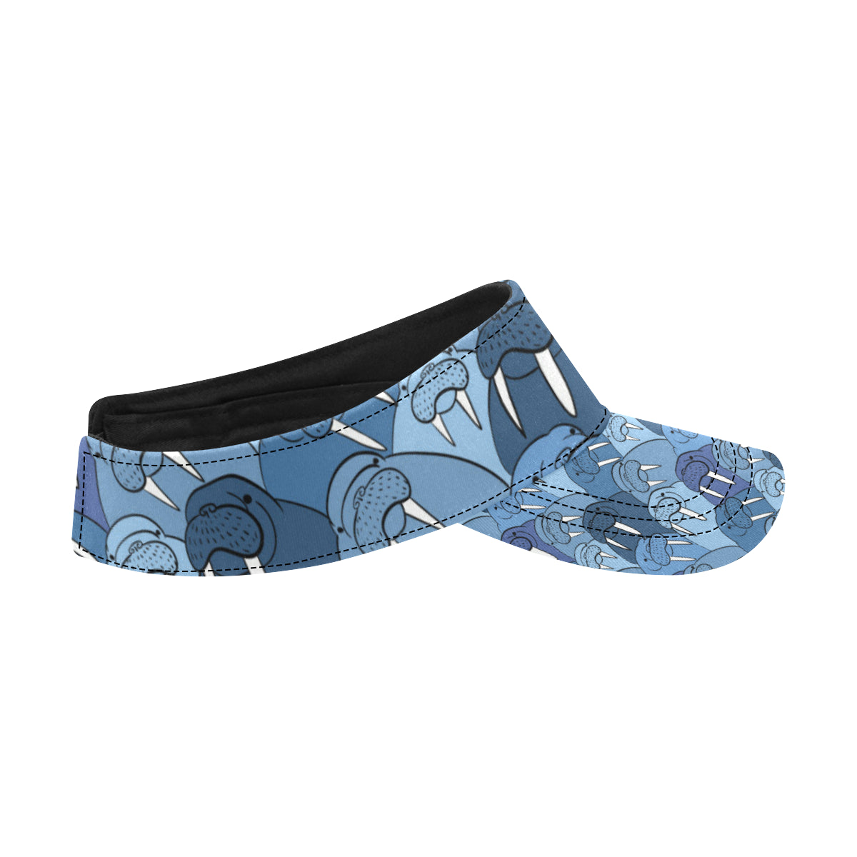Walrus Pattern Print Design 01 Unisex Sun Visor