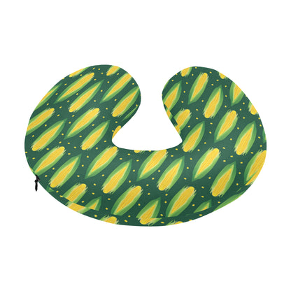 Corn Pattern Print Design 03 U-Shaped Travel Neck Pillow