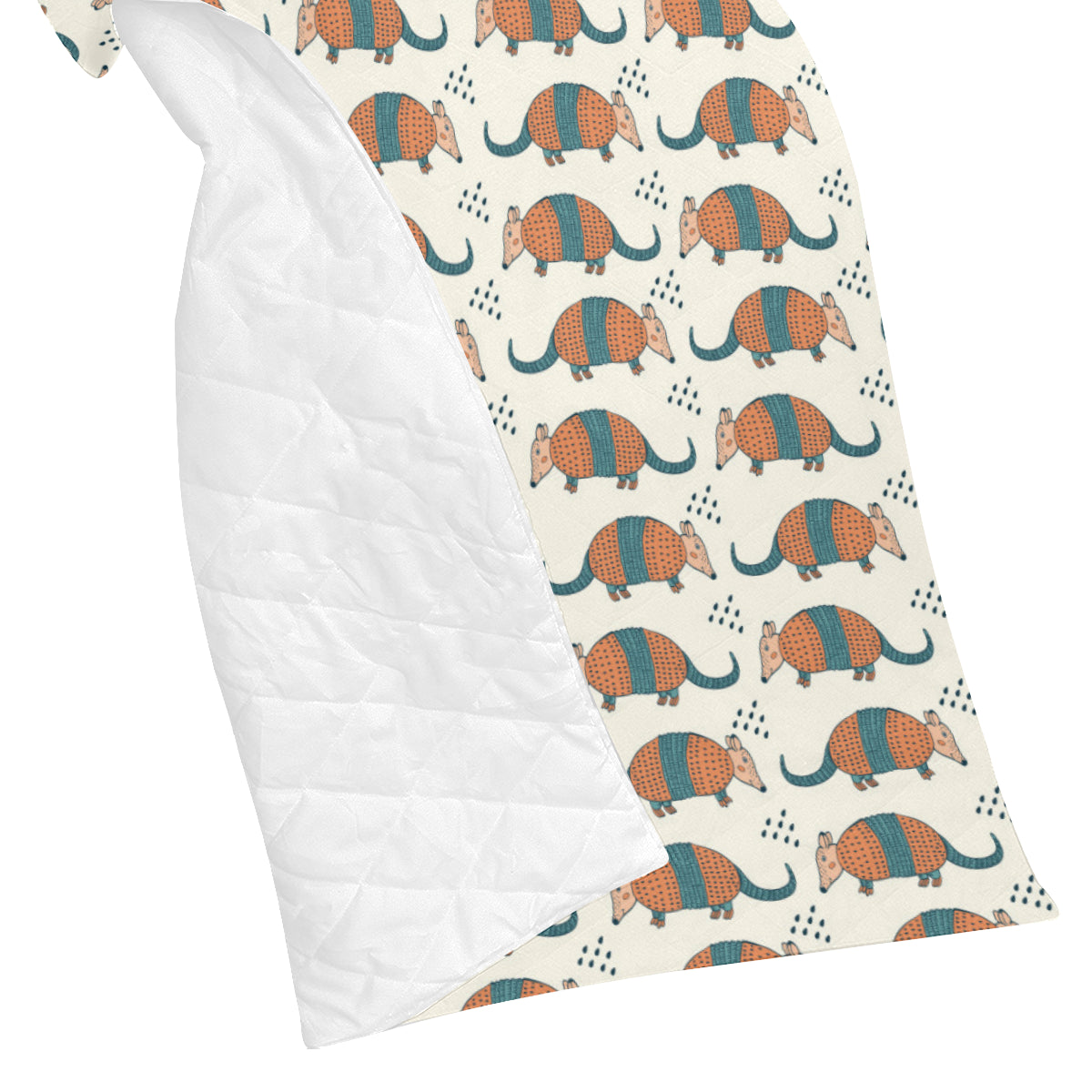 Armadillo Pattern Print Design 01 Premium Quilt