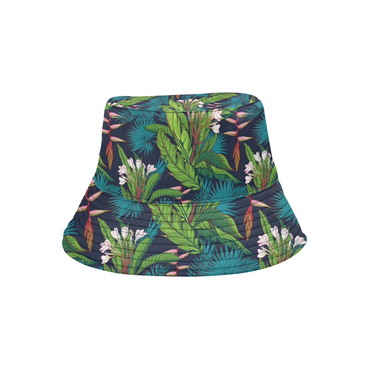 Rainforest Pattern Print Design RF01 Unisex Bucket Hat