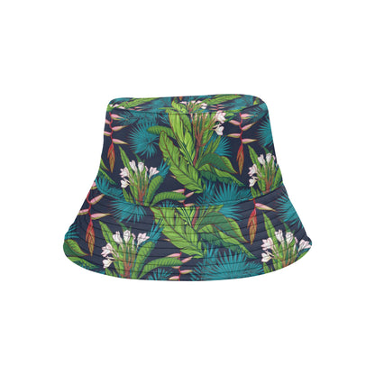Rainforest Pattern Print Design RF01 Unisex Bucket Hat