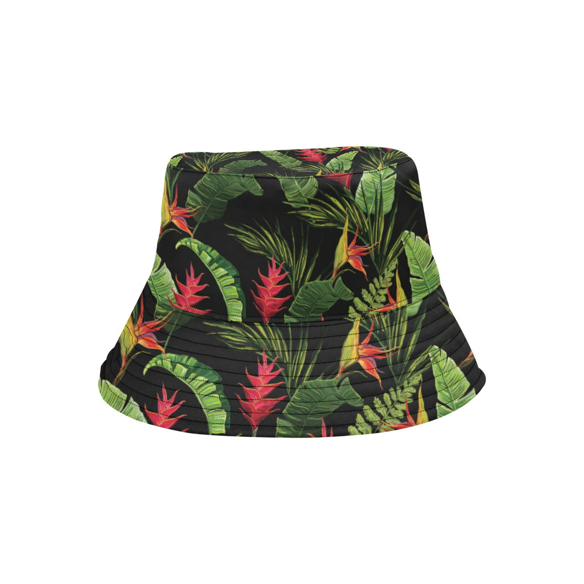 Bird Of Paradise Pattern Print Design BOP010 Unisex Bucket Hat