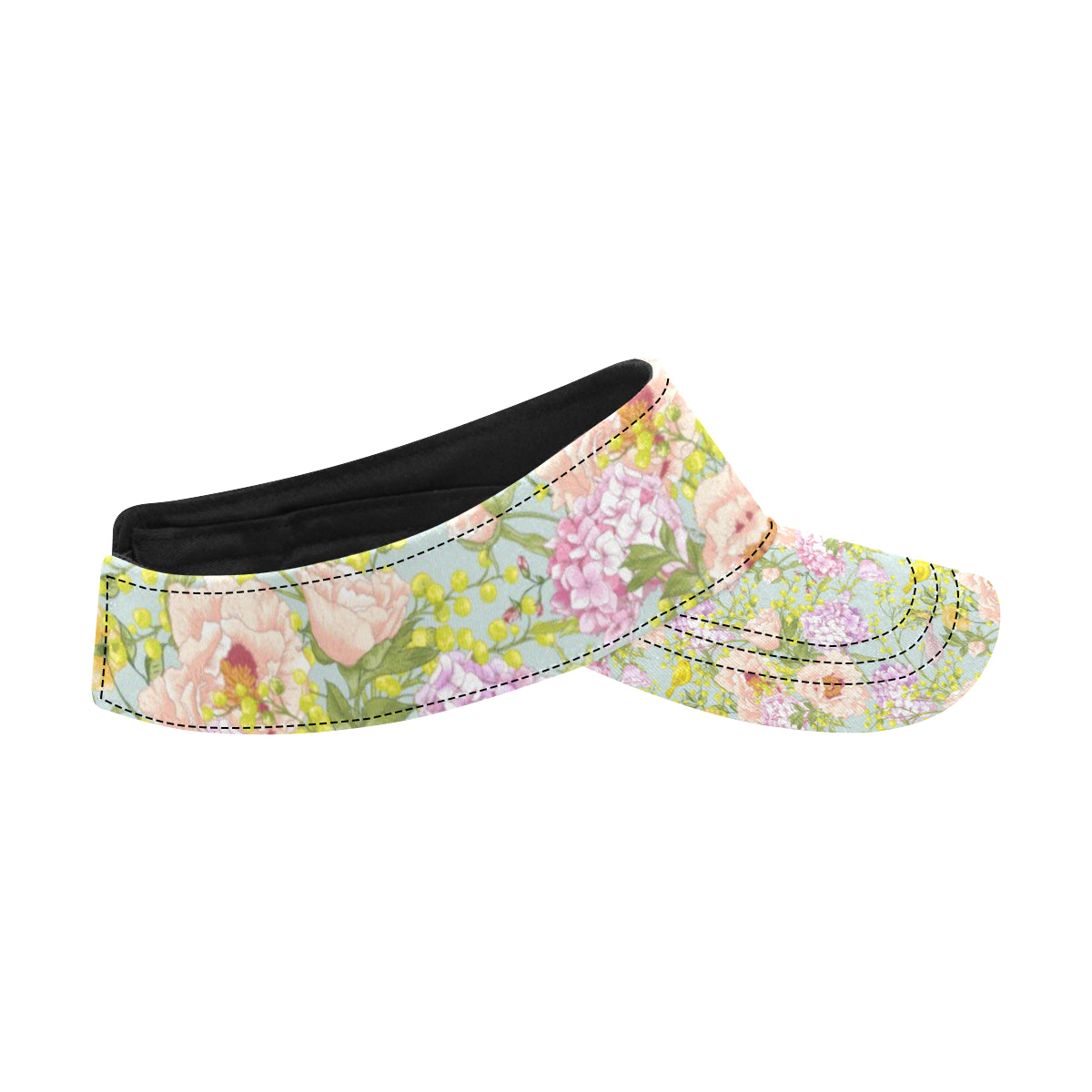 Hydrangea Pattern Print Design HD02 Unisex Sun Visor