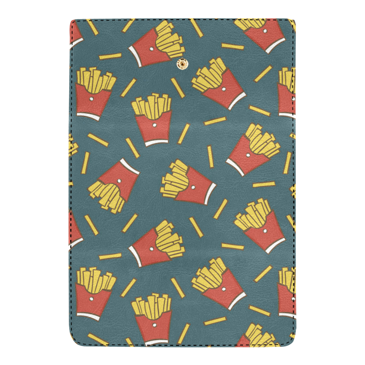 French Fried Pattern Print Design 04 Women's Trifold Wallet