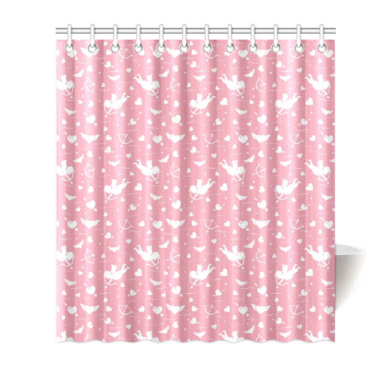 Cupid Pattern Print Design 03 Shower Curtain