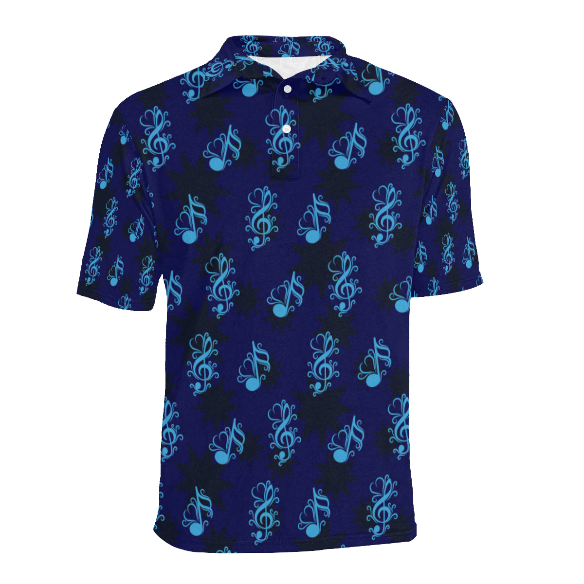 Music note Pattern Print Design A04 Men Polo Shirt