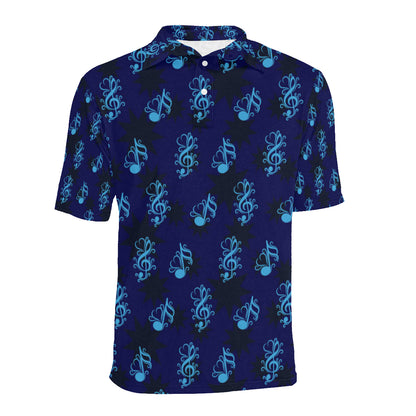 Music note Pattern Print Design A04 Men Polo Shirt