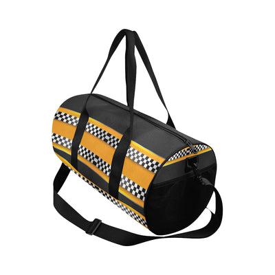 Checkered Pattern Print Design 01 Duffel Bag