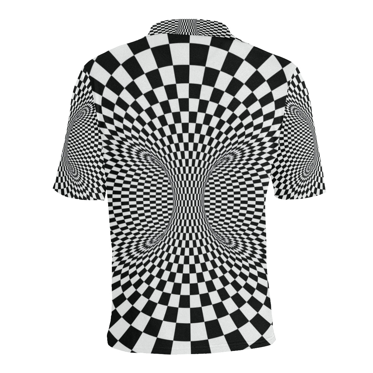 Optical illusion Projection Torus Men Polo Shirt