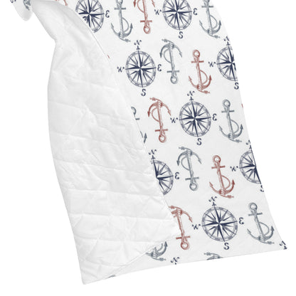 Anchor Pattern Print Design 06 Premium Quilt