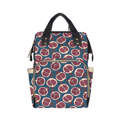 Pomegranate Pattern Print Design PG02 Diaper Bag Backpack