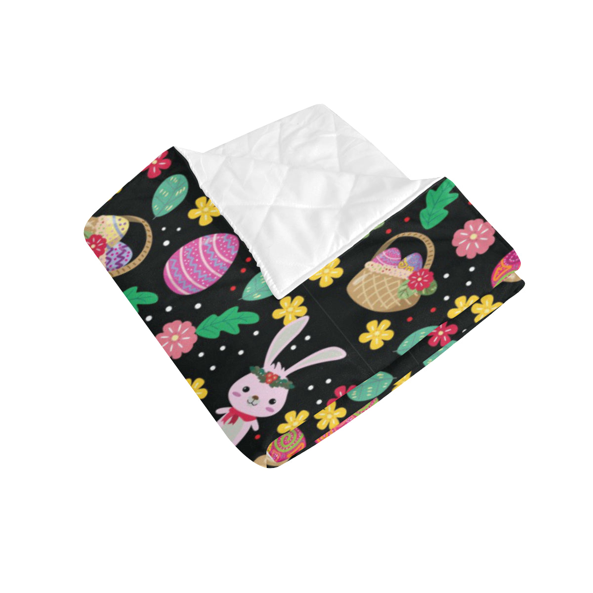 Easter Eggs Pattern Print Design RB05 Premium Quilt