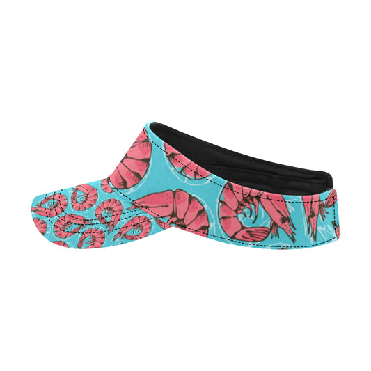 Prawn Pattern Print Design 01 Unisex Sun Visor