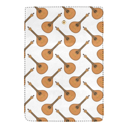 Mandolin Pattern Print Design 01 Women's Trifold Wallet