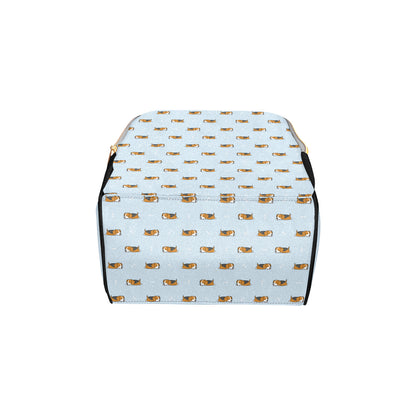 Beagle Pattern Print Design 06 Diaper Bag Backpack