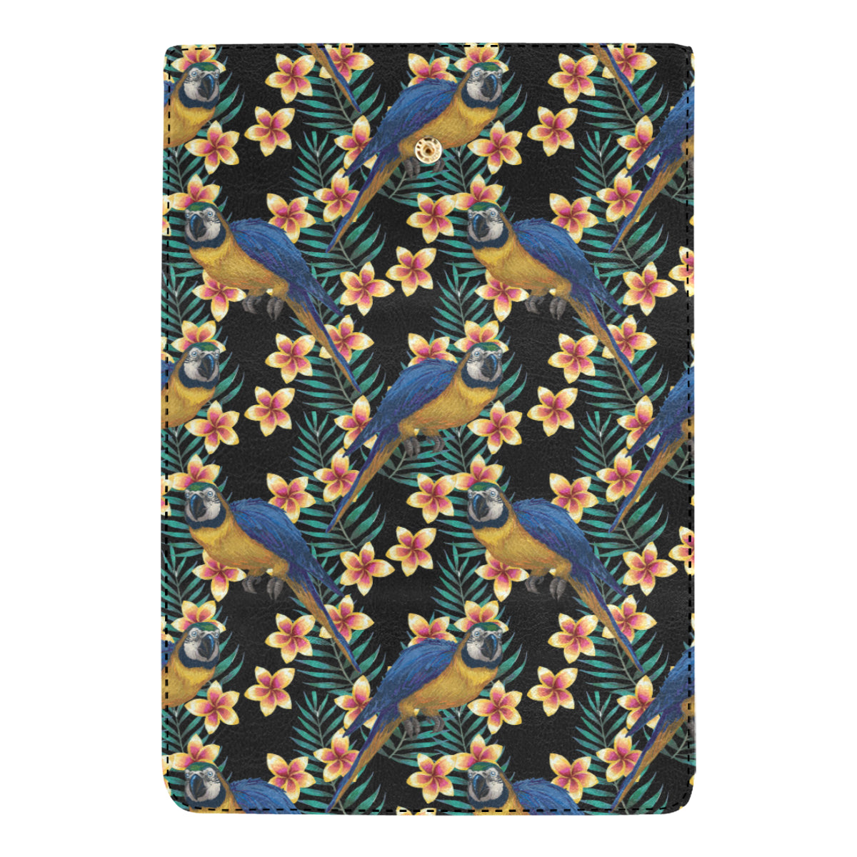 Macaw Pattern Print Design 01 Women's Trifold Wallet