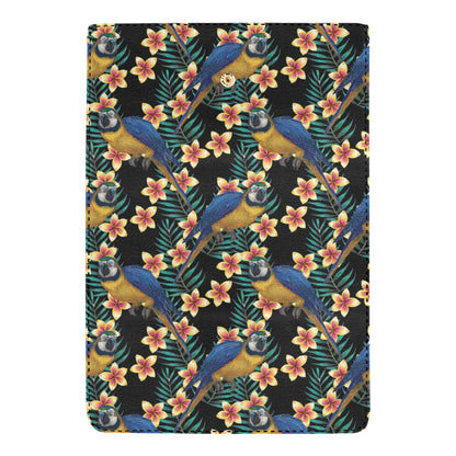 Macaw Pattern Print Design 01 Women's Trifold Wallet