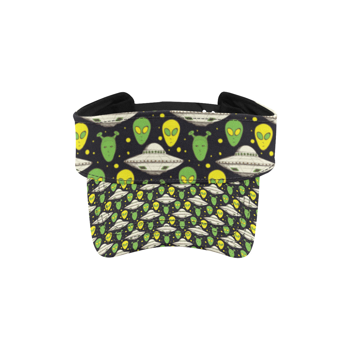 Alien UFO Pattern Unisex Sun Visor