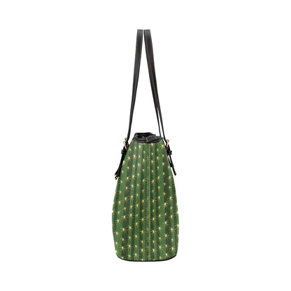 Cactus Skin Print Pattern Leather Tote Bag