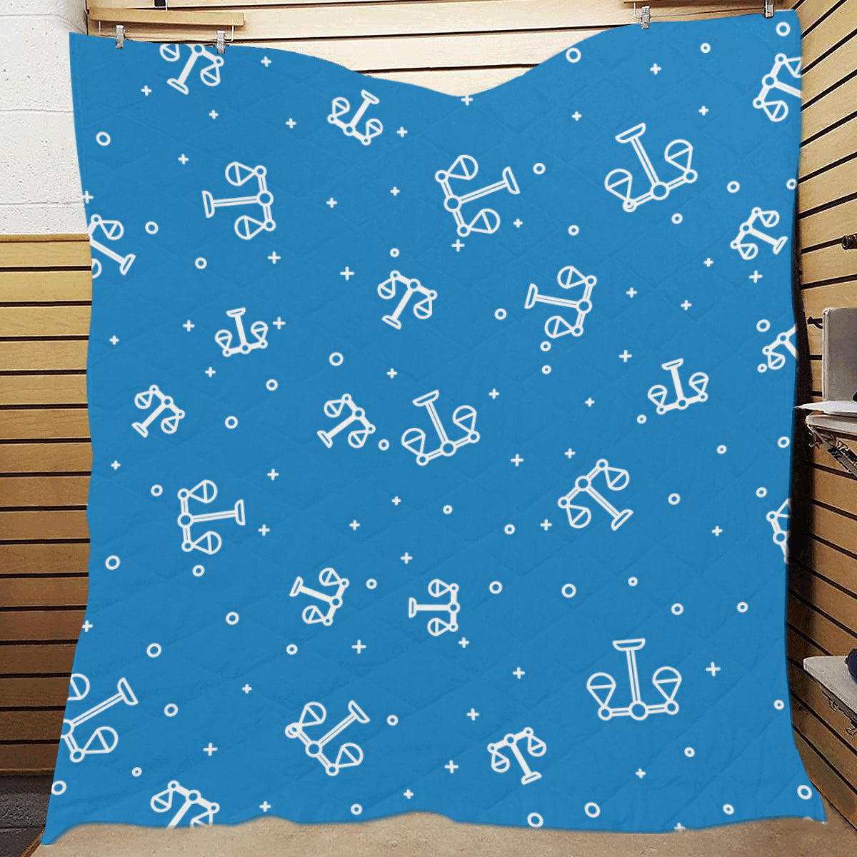 Libra Pattern Print Design 05 Premium Quilt