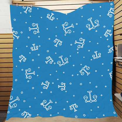 Libra Pattern Print Design 05 Premium Quilt