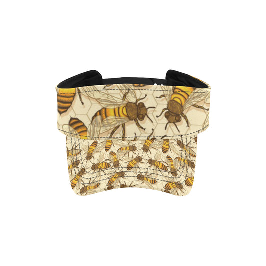 Bee Pattern Print Design BEE05 Unisex Sun Visor