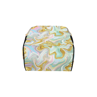 Gold Sweet Marble Diaper Bag Backpack