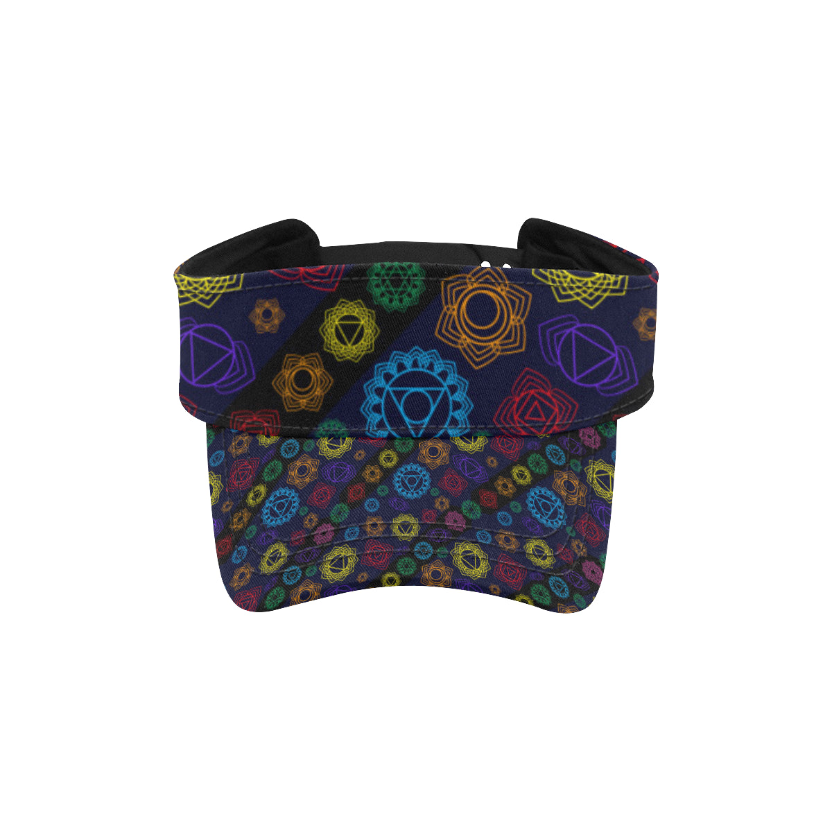 Chakra Colorful Print Pattern Unisex Sun Visor