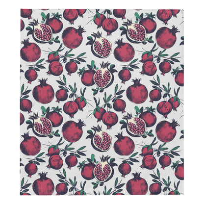 Pomegranate Pattern Print Design PG01 Premium Quilt