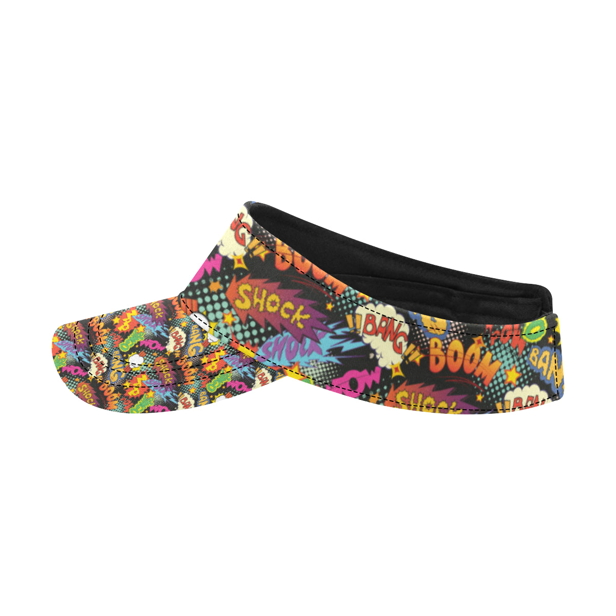 Comic Book Pattern Print Design 01 Unisex Sun Visor