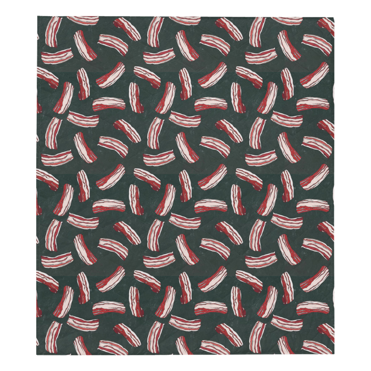 Bacon Pattern Print Design 02 Premium Quilt