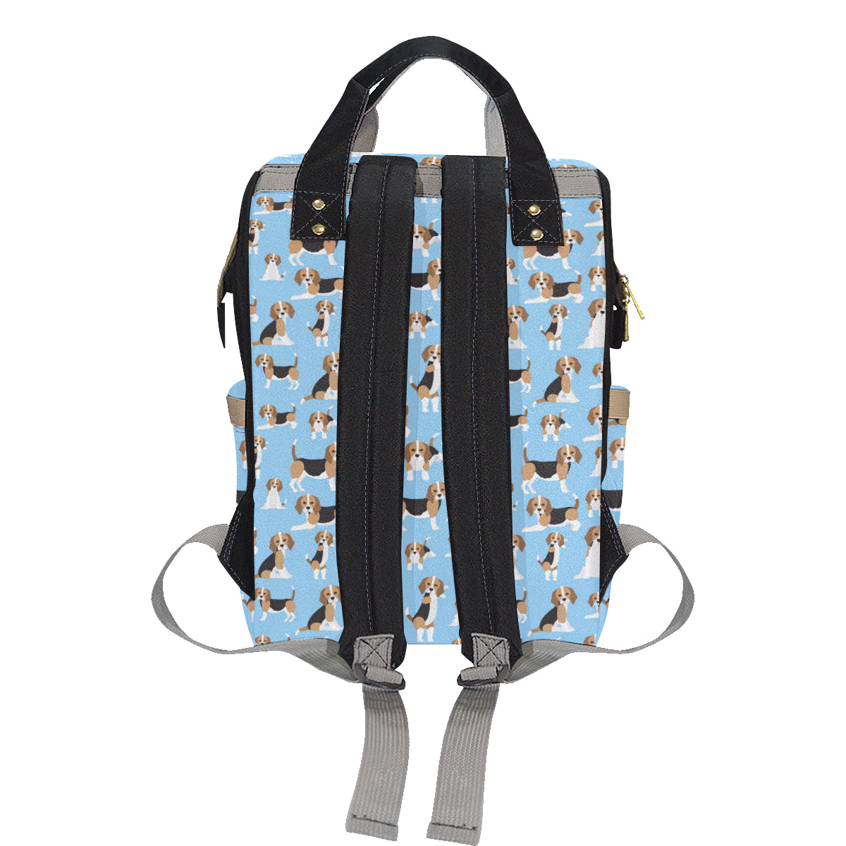Beagle Pattern Print Design 03 Diaper Bag Backpack