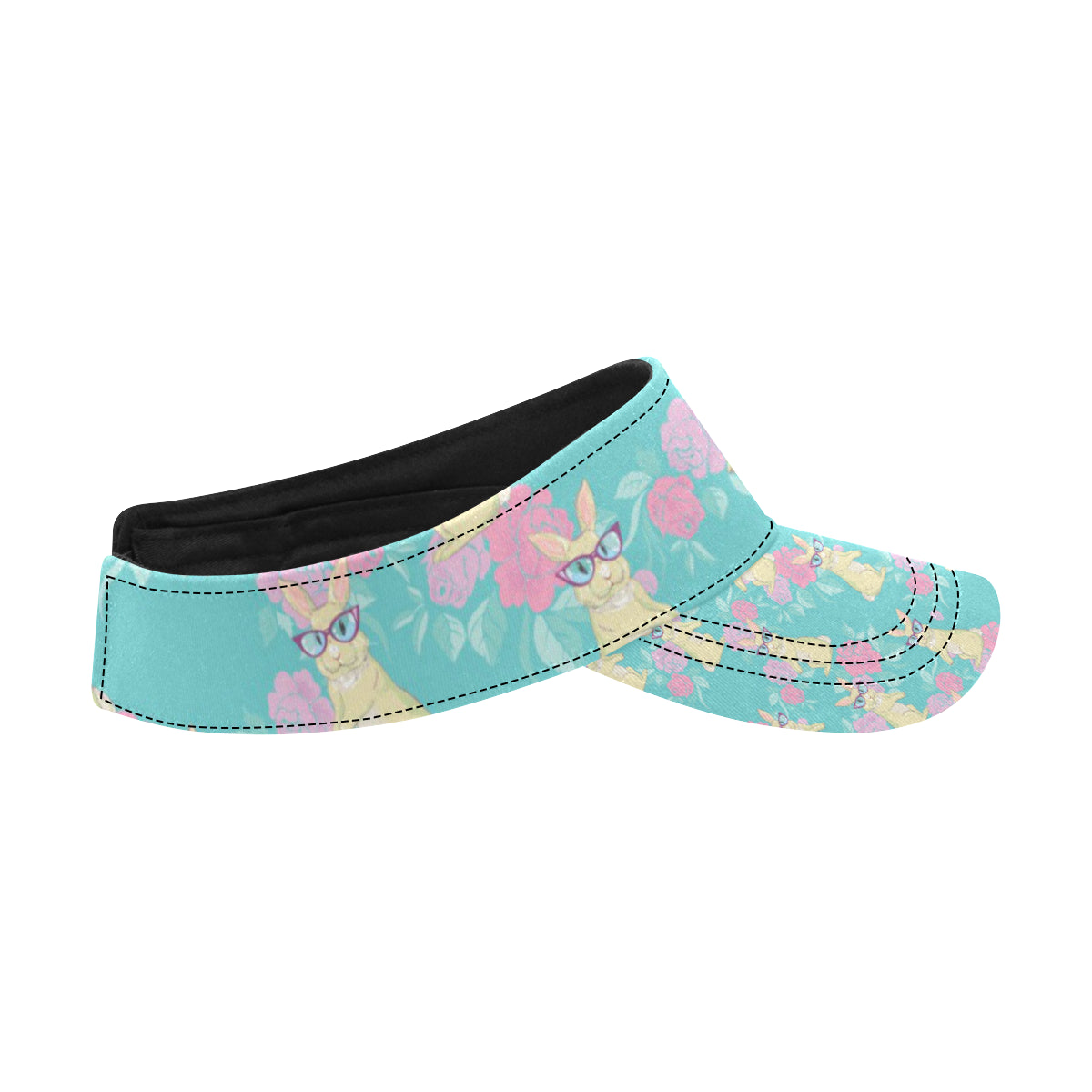 Rabbit Pattern Print Design RB05 Unisex Sun Visor