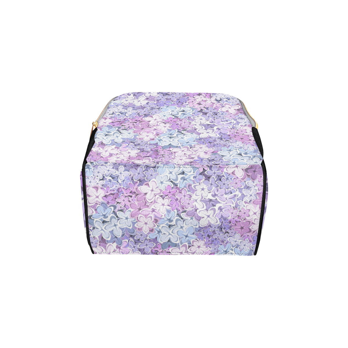 Lilac Pattern Print Design LI01 Diaper Bag Backpack