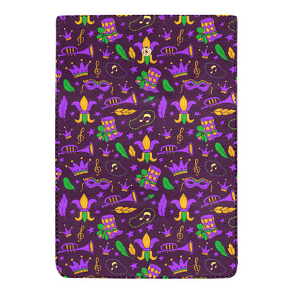 Mardi Gras Pattern Print Design 08 Women's Trifold Wallet