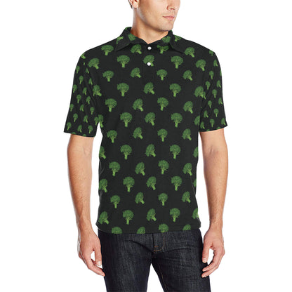 Broccoli Pattern Print Design 04 Men Polo Shirt