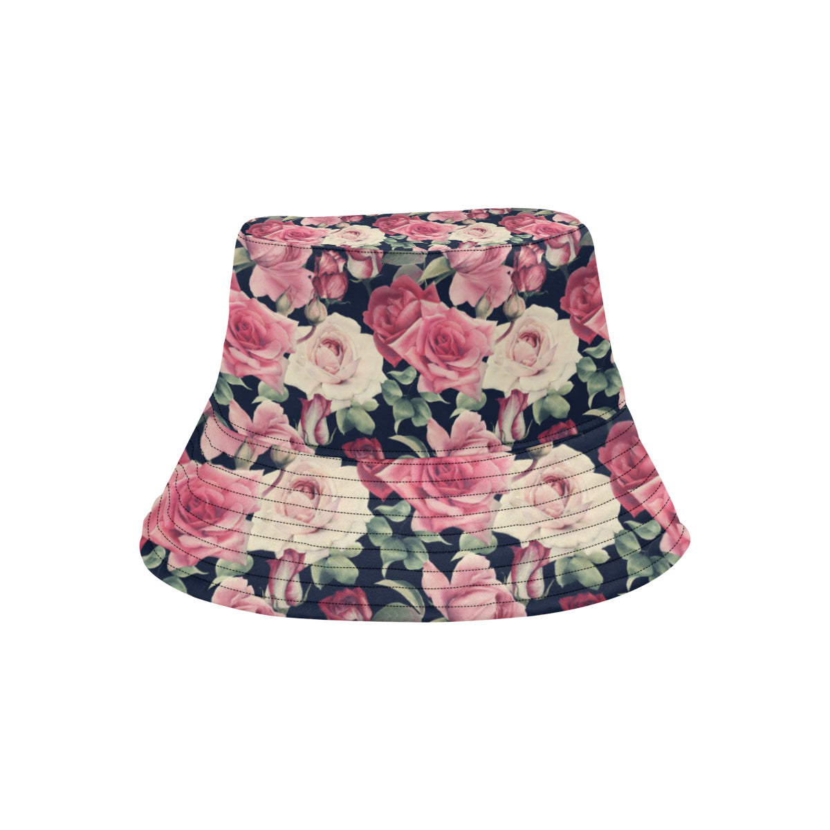 Rose Pattern Print Design RO05 Unisex Bucket Hat
