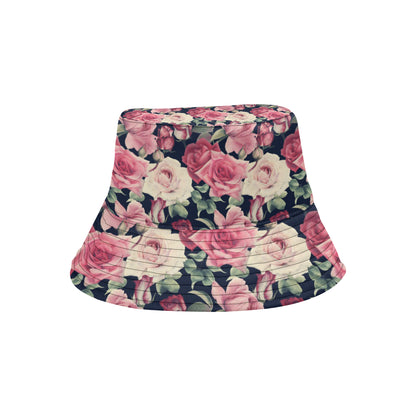 Rose Pattern Print Design RO05 Unisex Bucket Hat