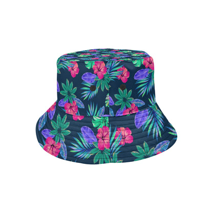 Tropical Flower Pattern Print Design TF09 Unisex Bucket Hat