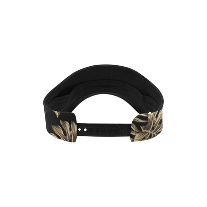 Brown Tropical Palm Leaves Unisex Sun Visor