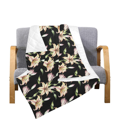 Lily Pattern Print Design LY05 Premium Quilt