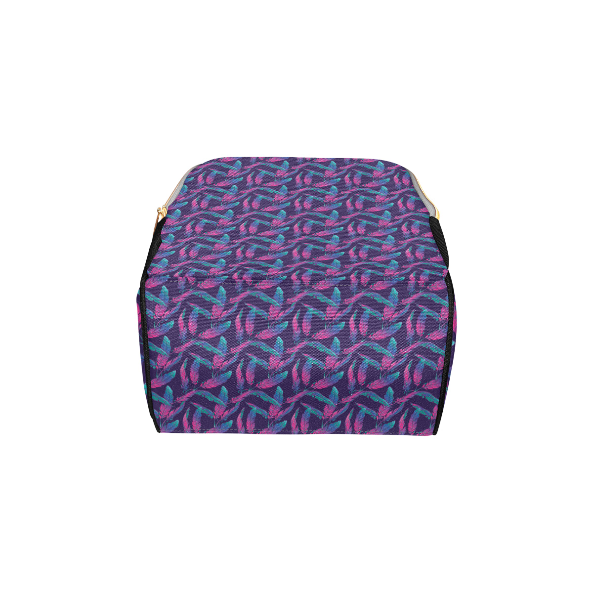 Banana Leaf Pattern Print Design 08 Diaper Bag Backpack