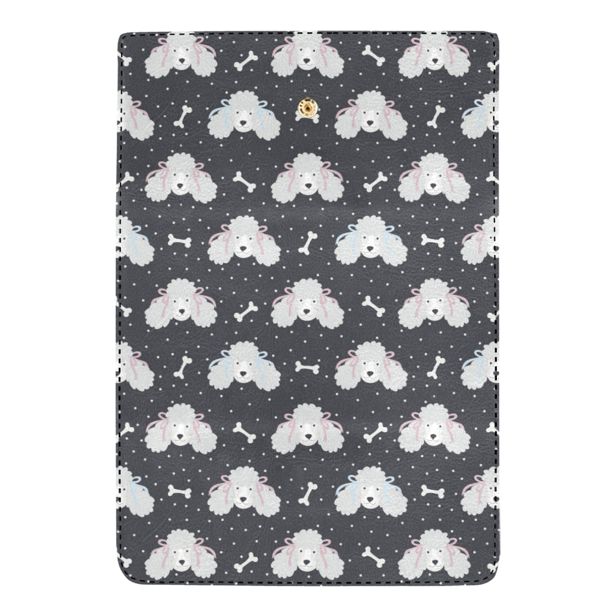 Poodle Pattern Print Design A03 Women's Trifold Wallet