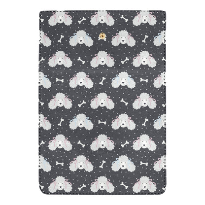 Poodle Pattern Print Design A03 Women's Trifold Wallet