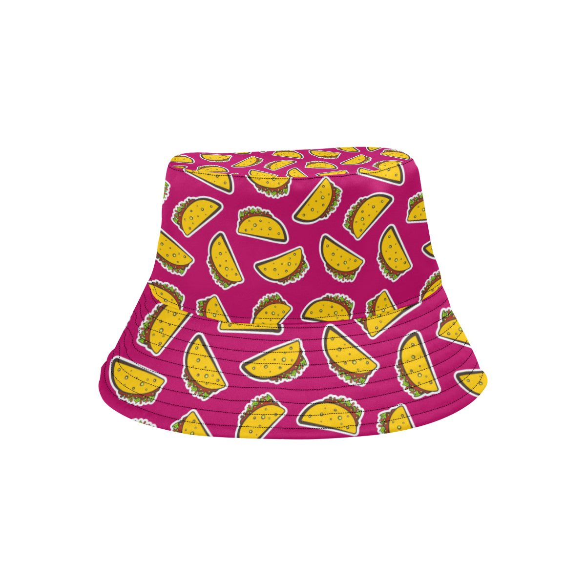Taco Pattern Print Design TC01 Unisex Bucket Hat