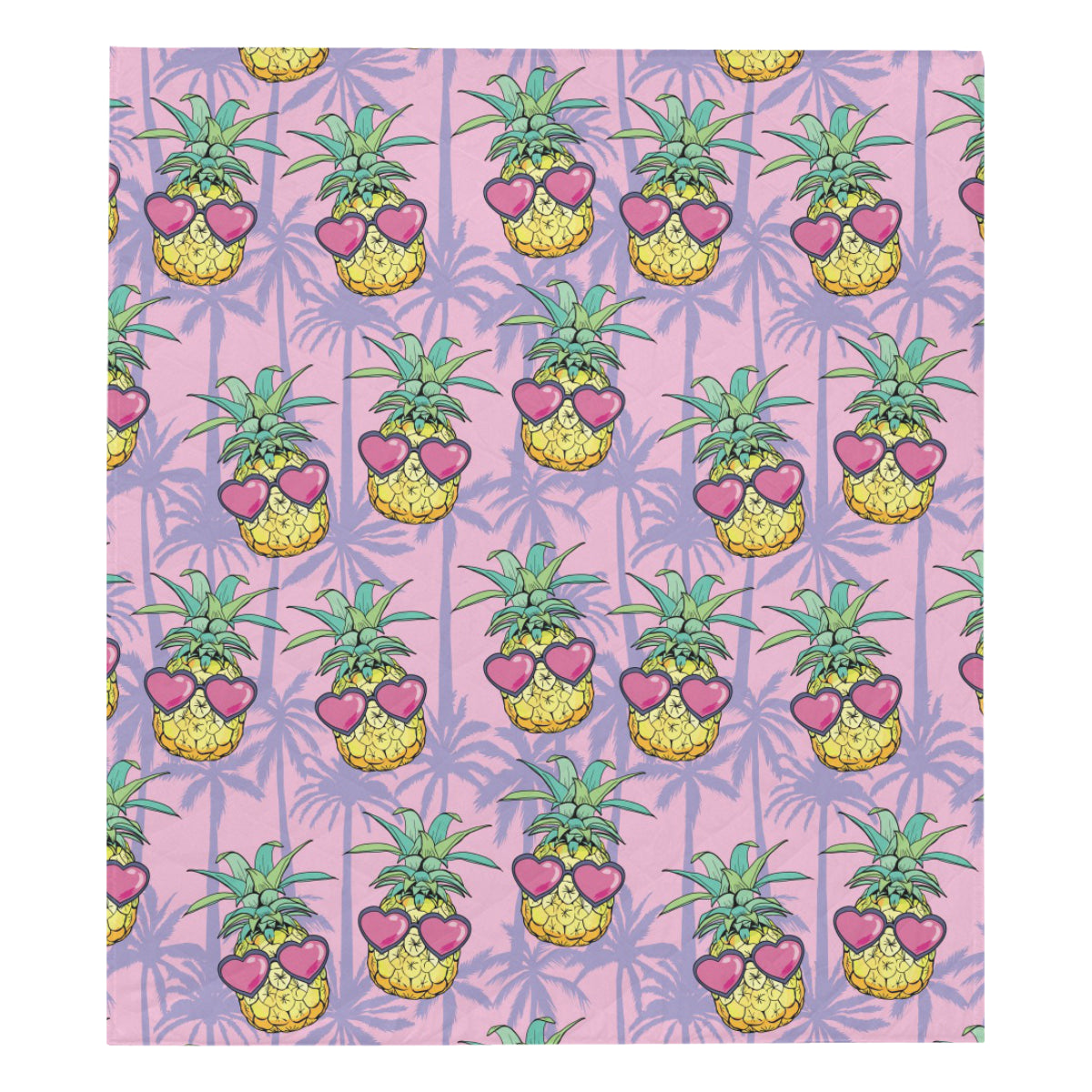 Pineapple Pattern Print Design PP06 Premium Quilt