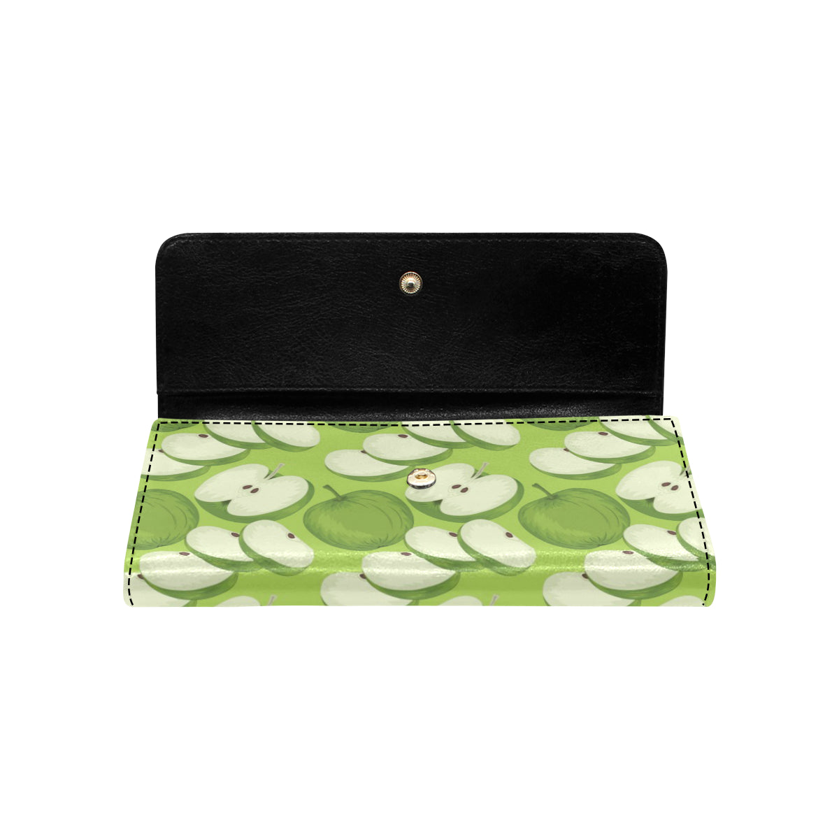 Apple Pattern Print Design AP010 Women's Trifold Wallet