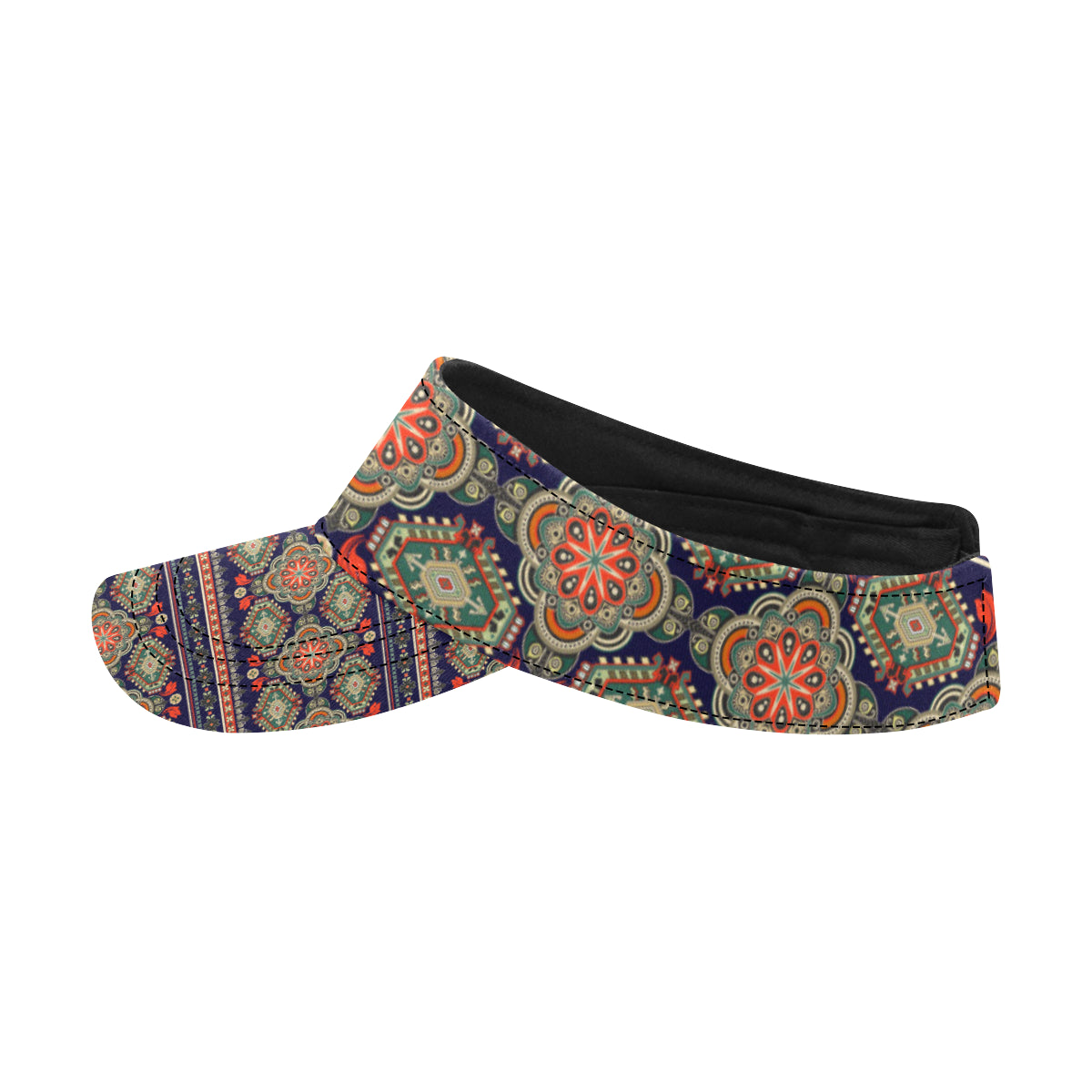 Ethnic Geometric Print Pattern Unisex Sun Visor